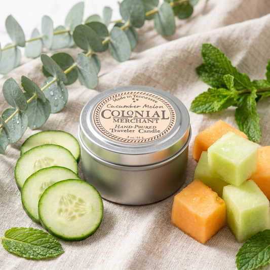 Cucumber Melon Traveler Candle | 3 oz. Premium Candle