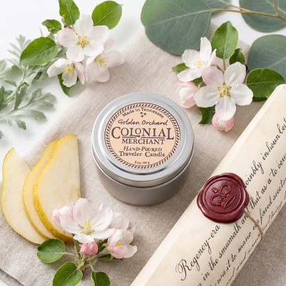Golden Orchard Traveler Candle | 3 oz. Premium Candle