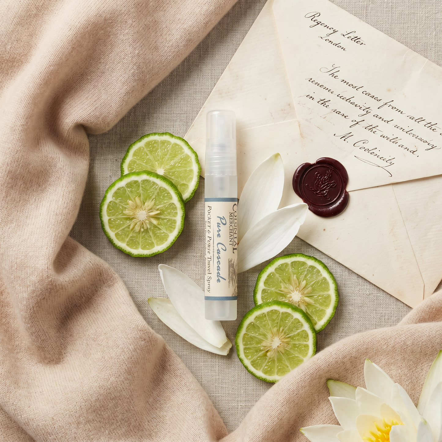 Pure Cascade | Pride & Prejudice Bookscape | 8 mL Travel Fragrance Spray