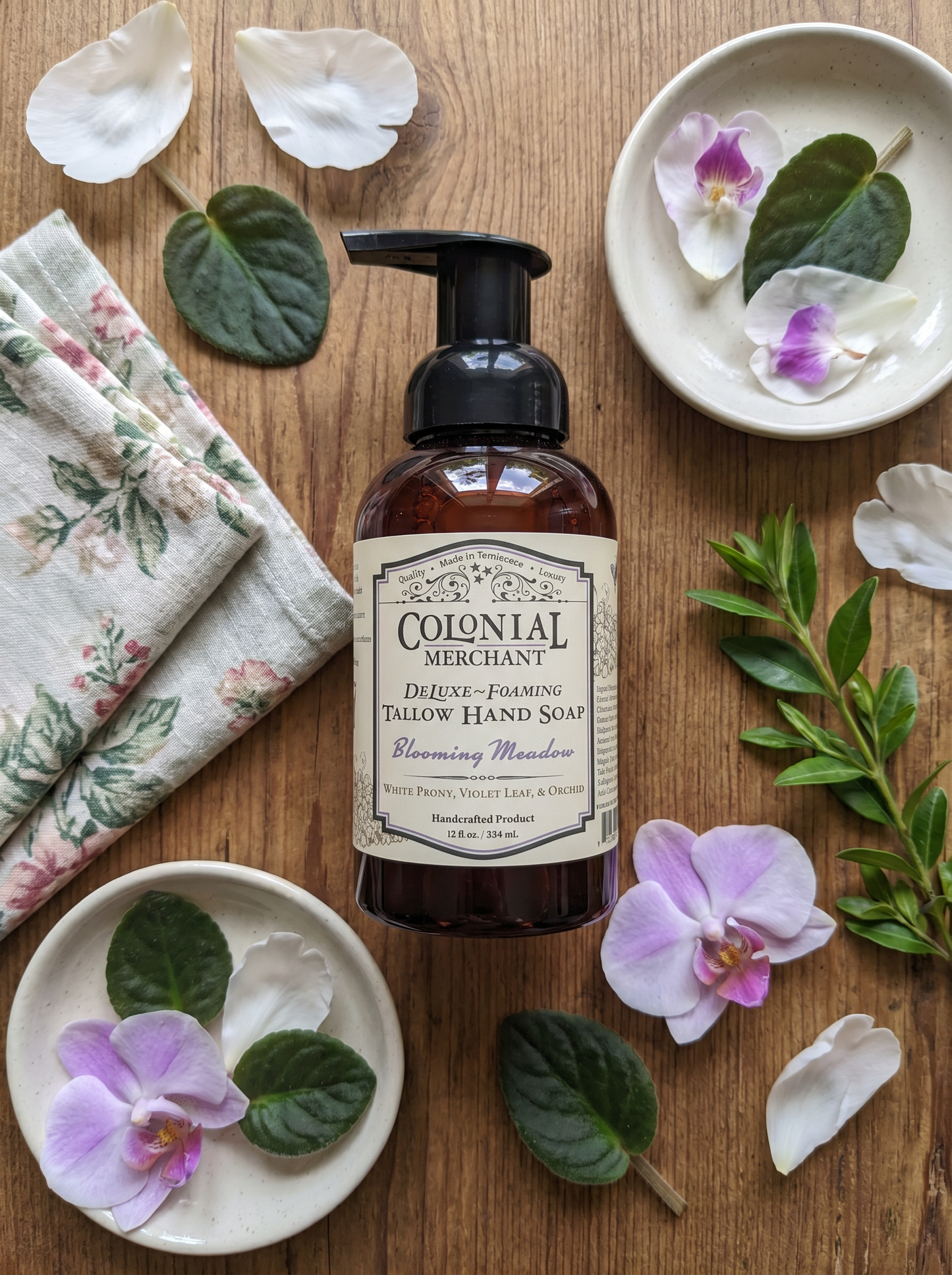 12 oz. Blooming Meadow Tallow Foaming Hand Soap