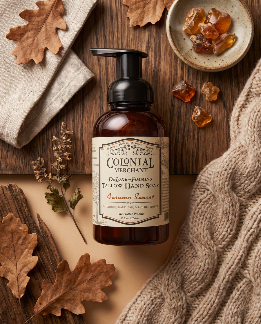 12 oz. Autumn Sunset Tallow Foaming Hand Soap