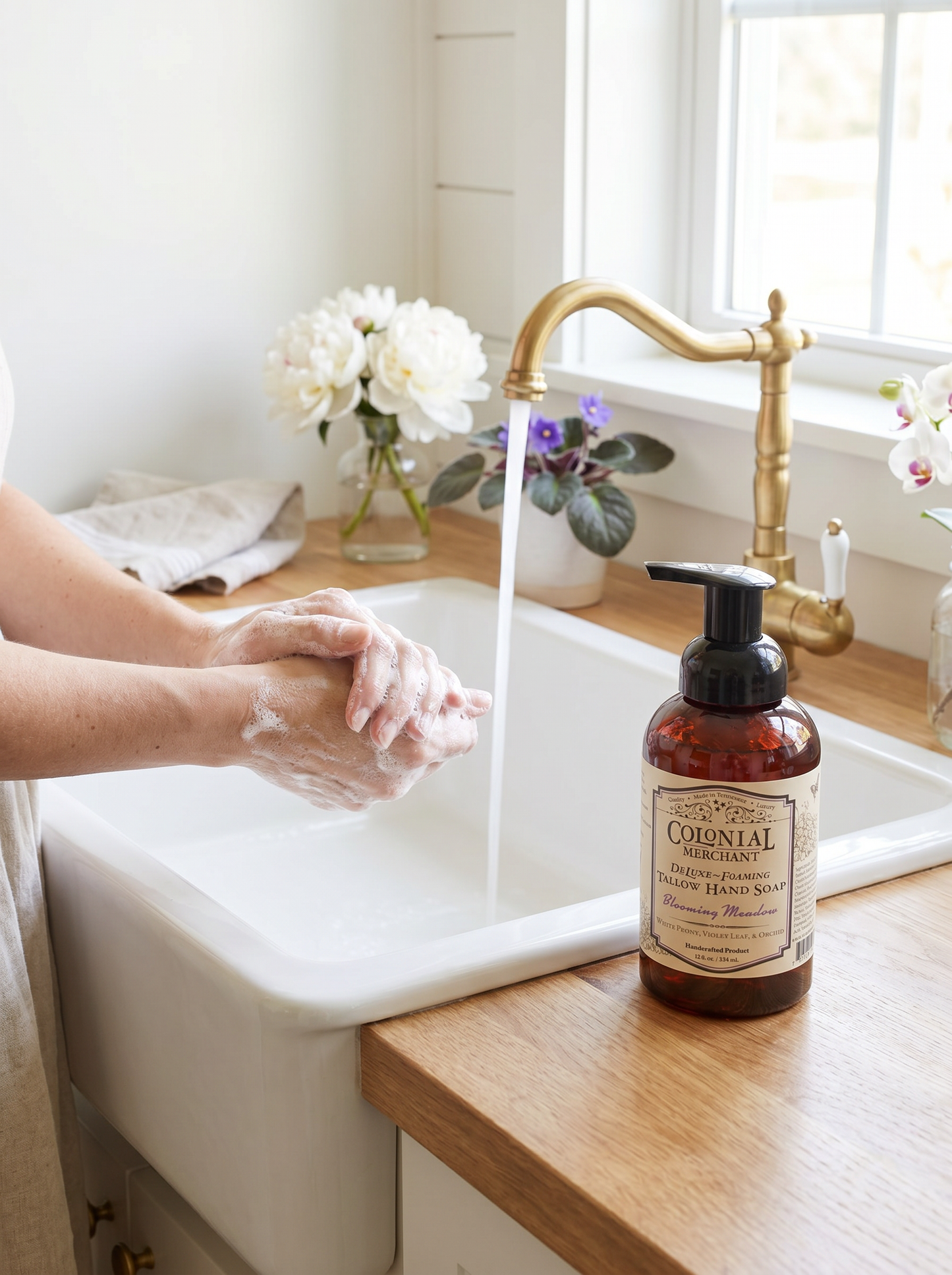 12 oz. Blooming Meadow Tallow Foaming Hand Soap