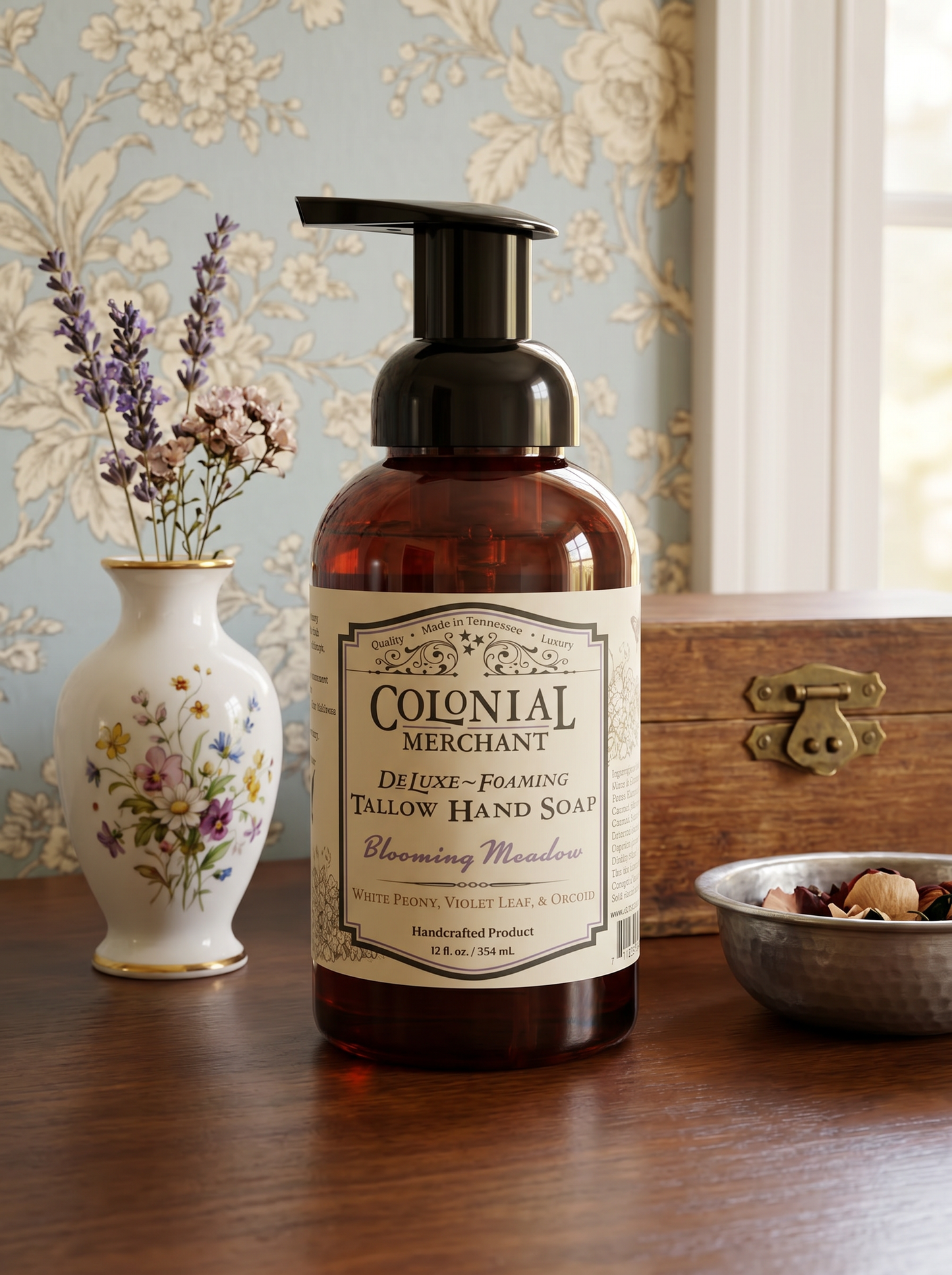 12 oz. Blooming Meadow Tallow Foaming Hand Soap