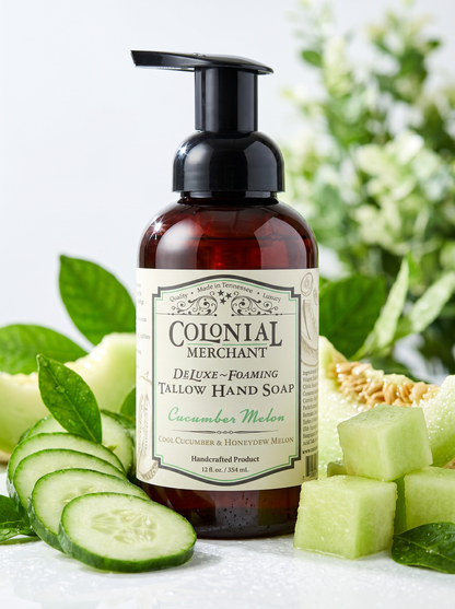 12 oz. Cucumber Melon Tallow Foaming Hand Soap