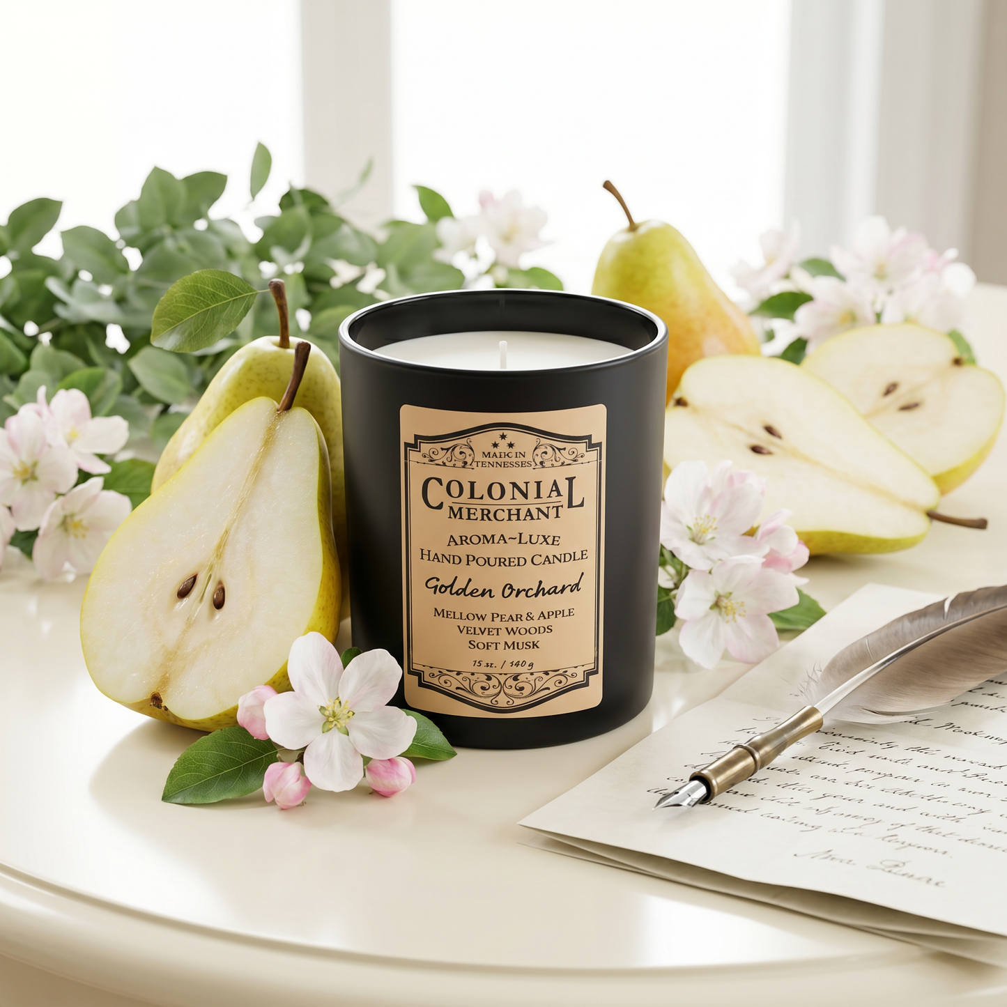 Golden Orchard of Pemberley | 12 oz. Premium Room Candle
