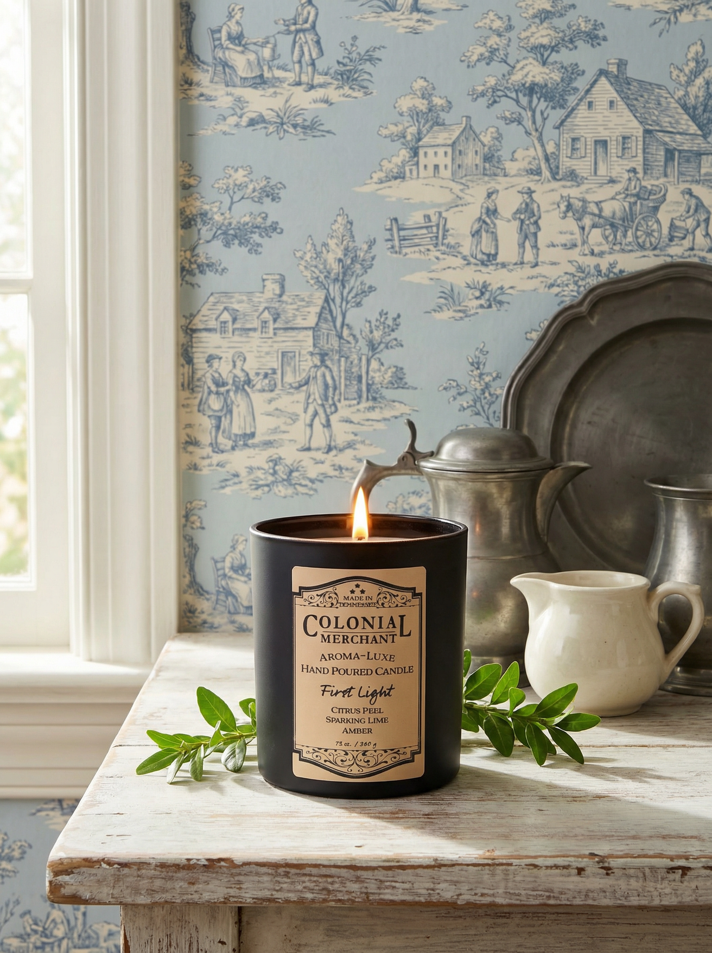 12 oz. First Light Aroma-Luxe Premium Candle