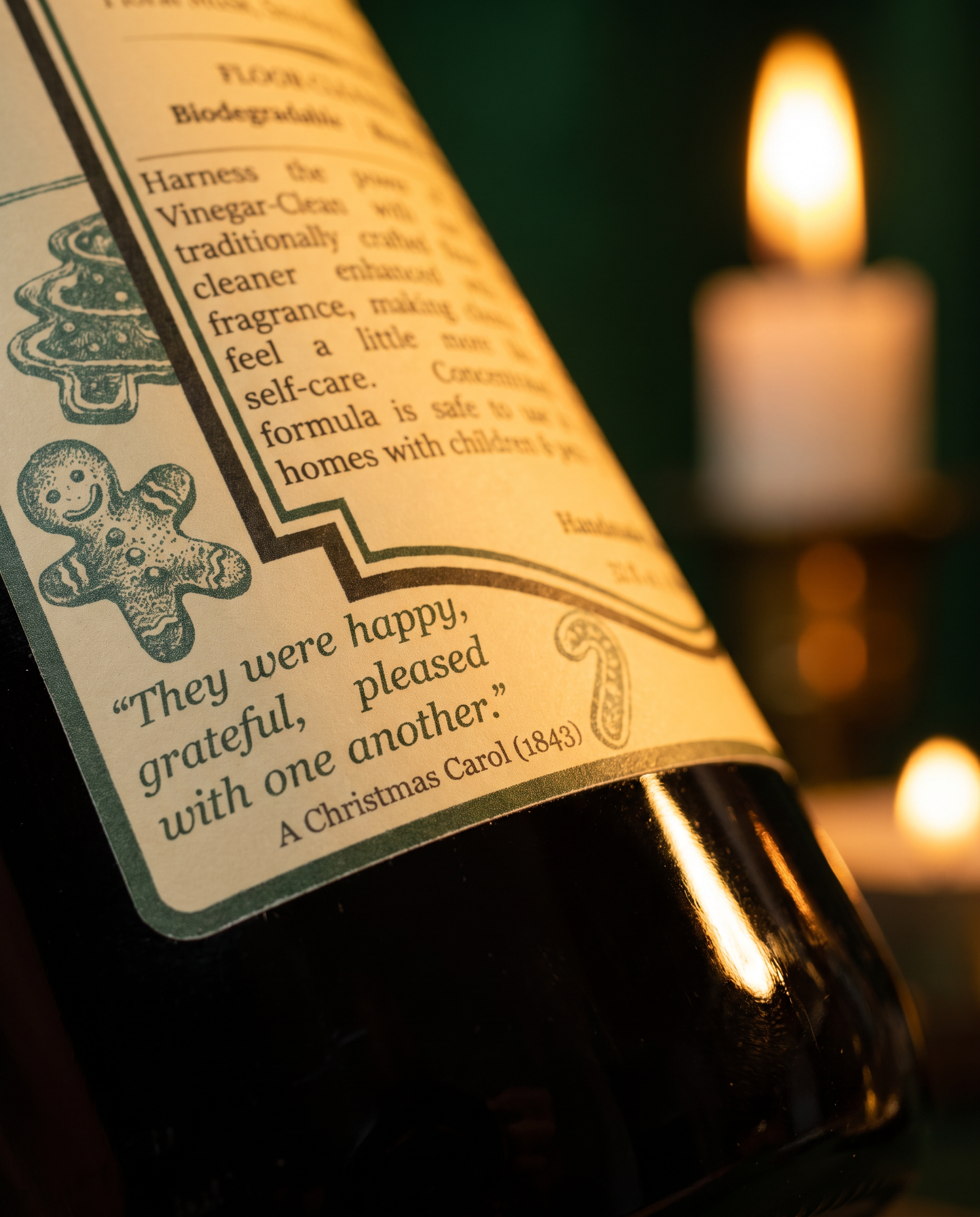 "Cratchit's Cottage" - 32 oz. Vinegar-Clean Mopping Solution