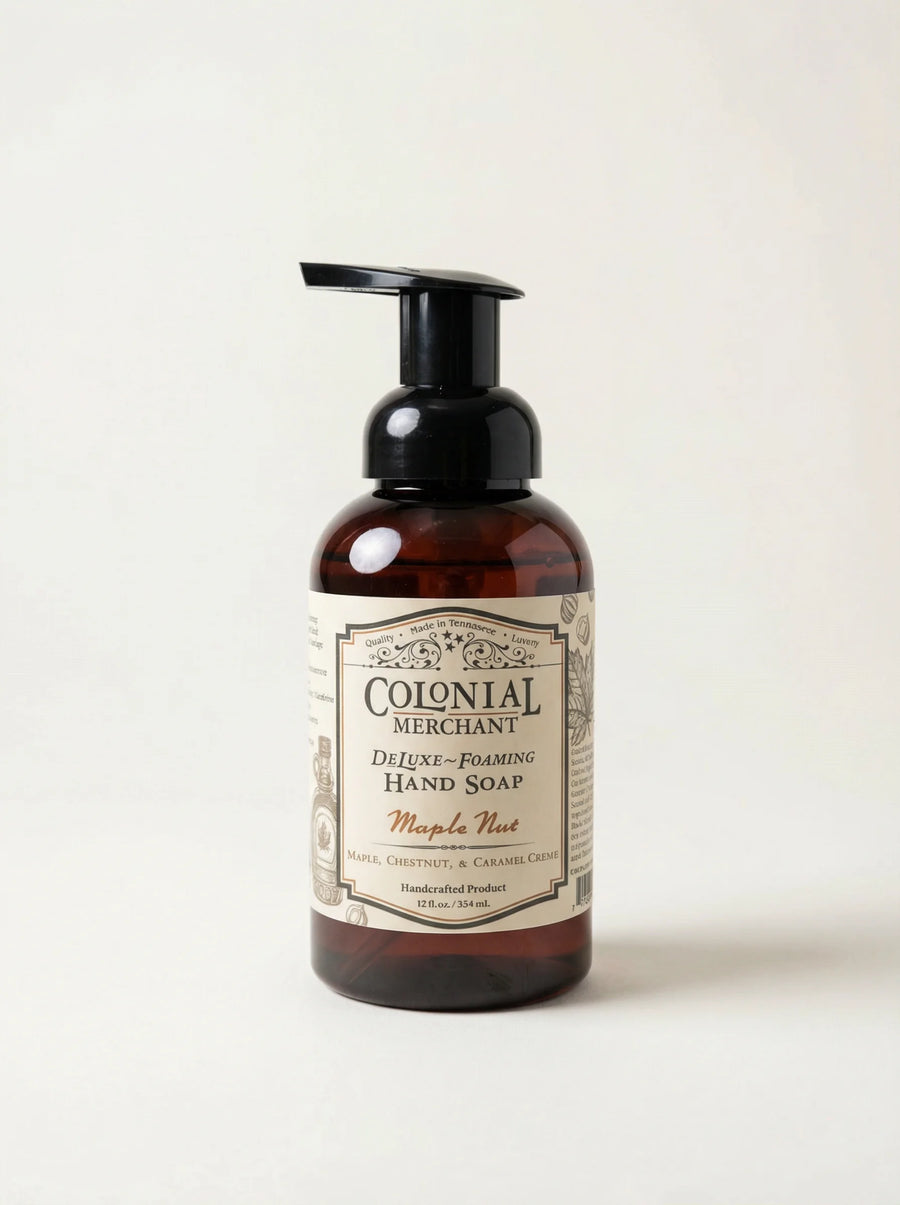 Maple Nut Deluxe Foaming Hand Soap by Colonial Merchant