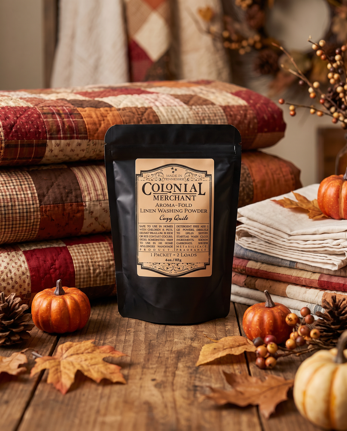 4 oz. 2-Load Cozy Quilt Linen Washing Powder