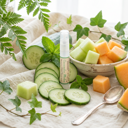 Cucumber Melon | Emma Bookscape | 8 mL Travel Fragrance & Linen Spray