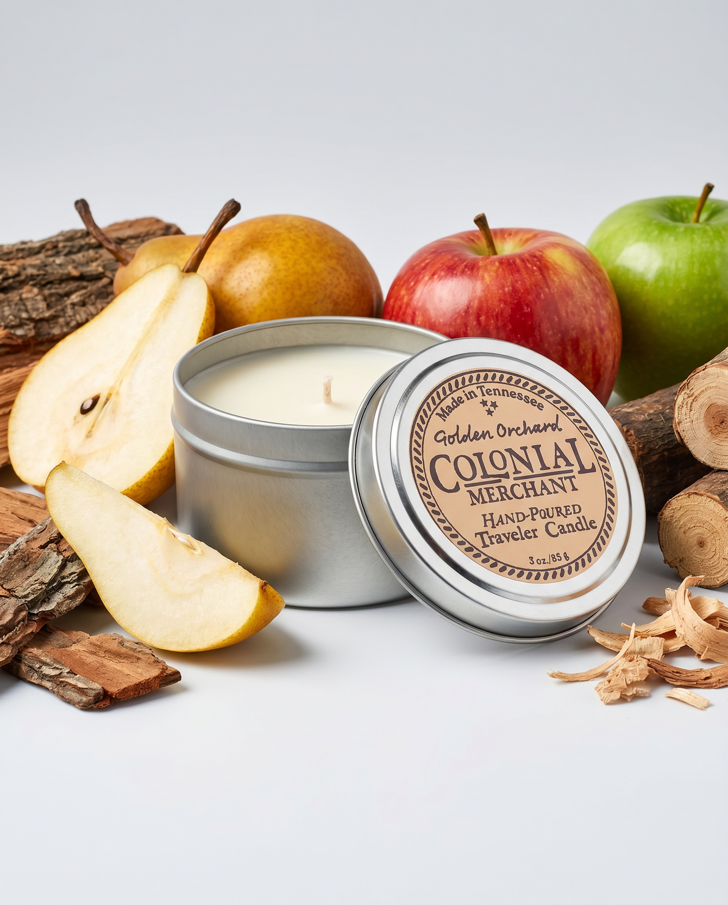 3 oz. Golden Orchard Premium Travel Candle