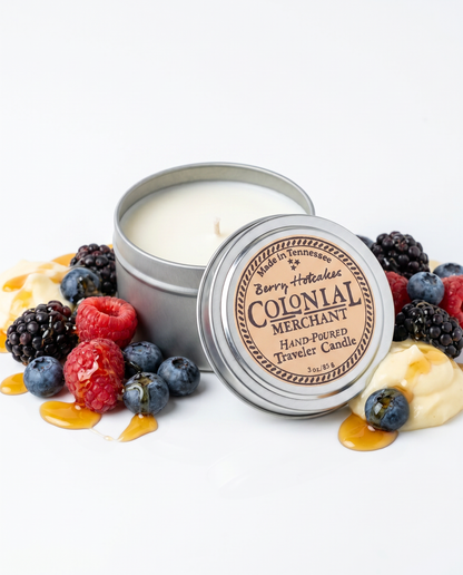 3 oz. Berry Hotcakes Premium Travel Candle