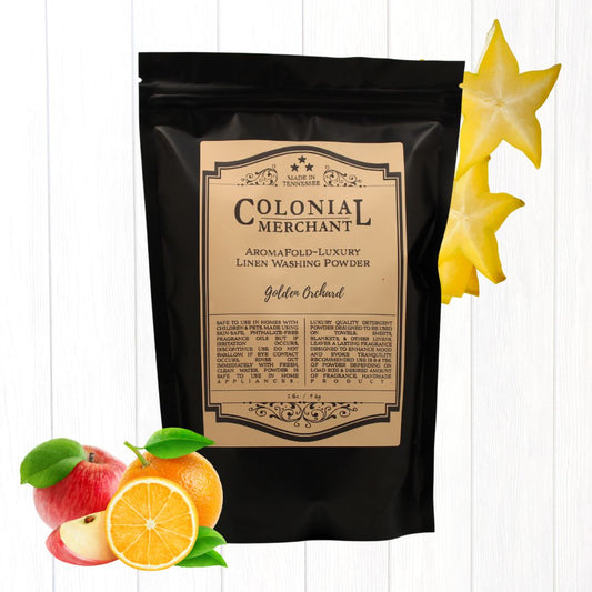 2 lb. Golden Orchard AromaFold Luxe Linen Washing Powder