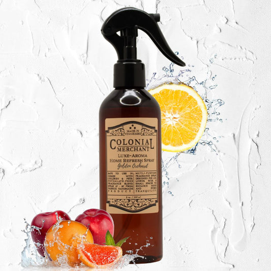 8 oz. Golden Orchard Luxe~Aroma Home Refresh Spray