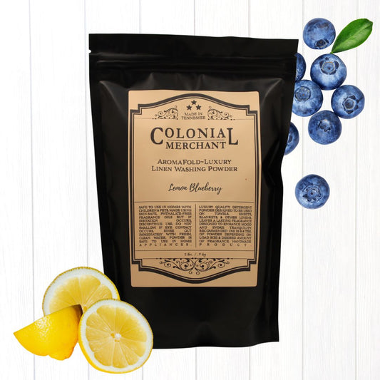 2 lb. Lemon Blueberry AromaFold Luxe Linen Washing Powder