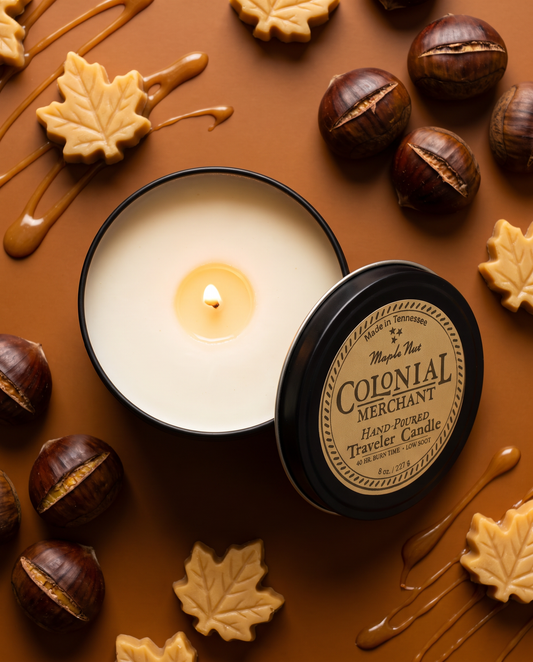 8 oz. Maple Nut Premium Traveler Candle