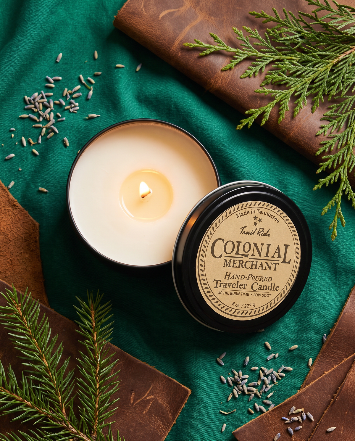 8 oz. Trail Ride Premium Traveler Candle