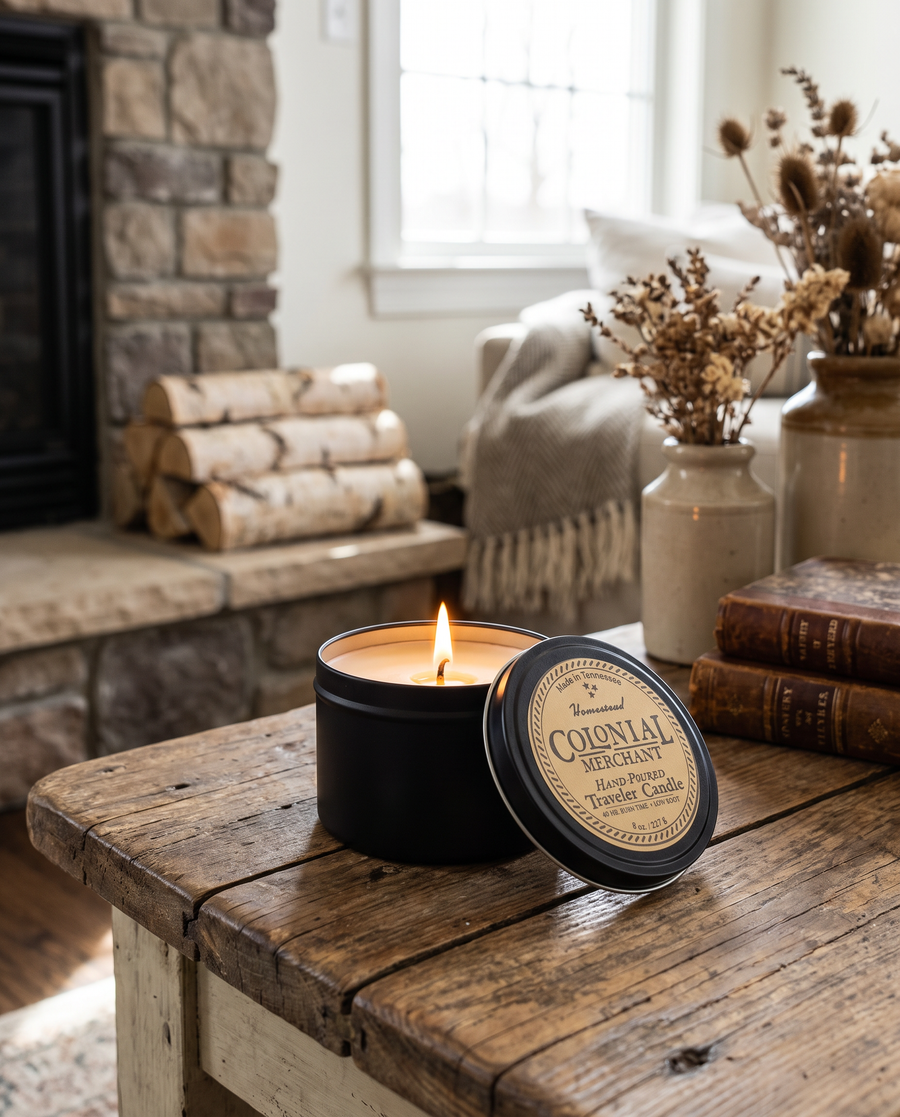 8 oz. Homestead Premium Traveler Candle