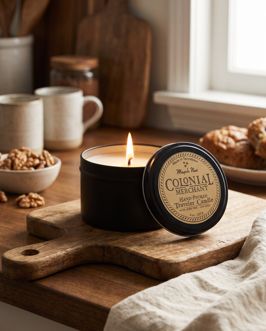 8 oz. Maple Nut Premium Traveler Candle