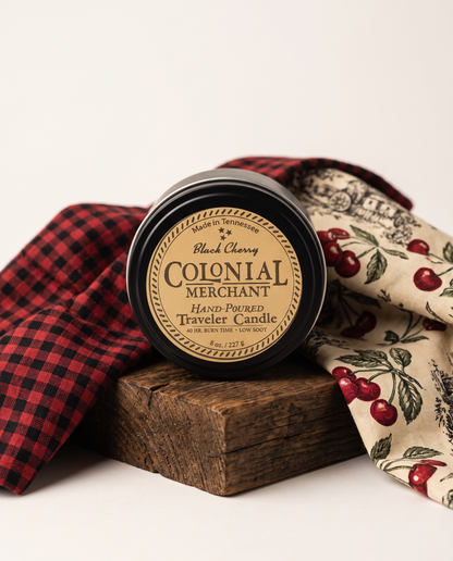 8 oz. Black Cherry Premium Traveler Candle