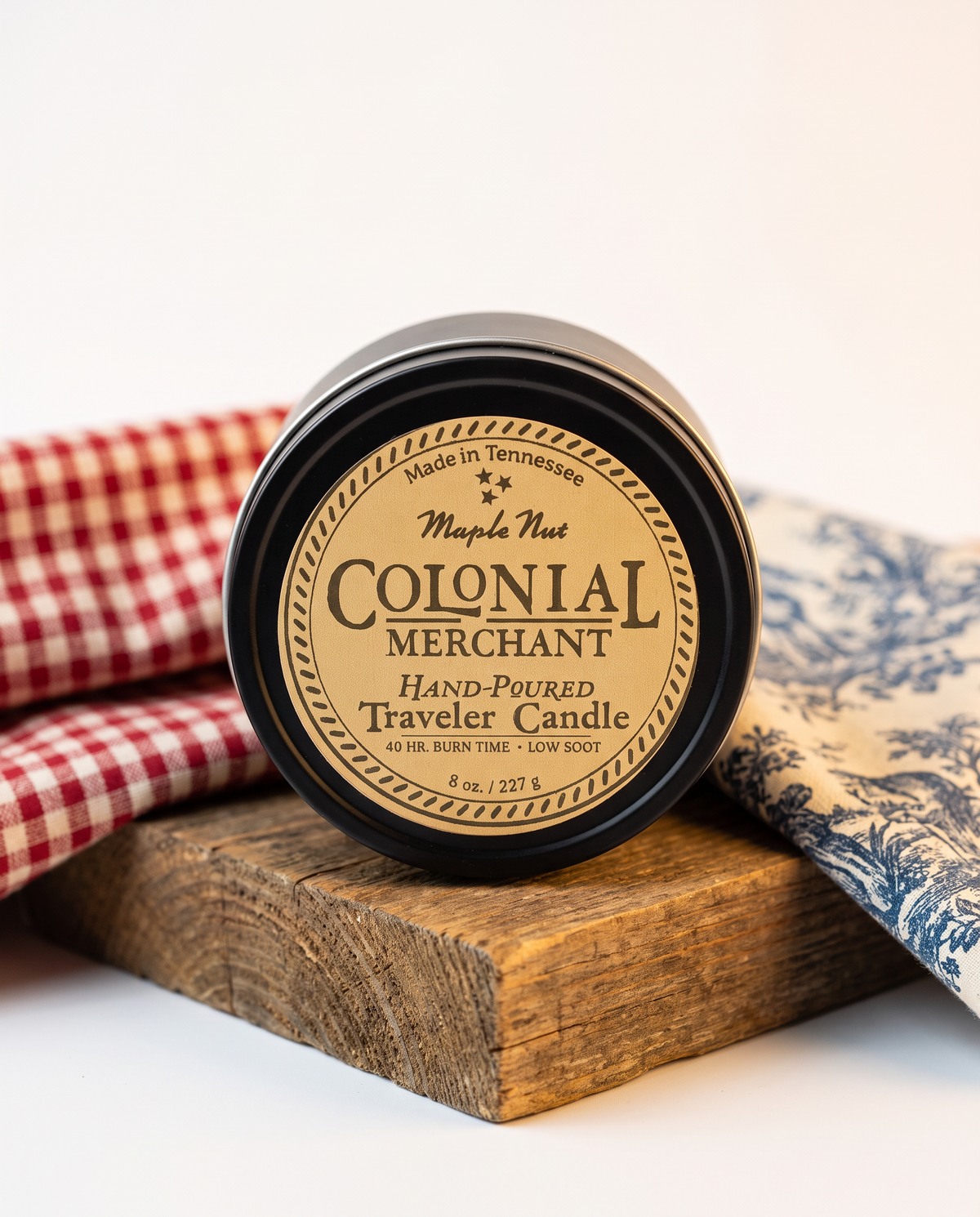8 oz. Maple Nut Premium Traveler Candle