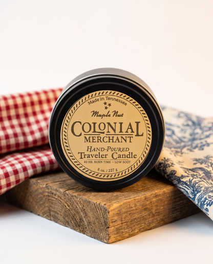 8 oz. Maple Nut Premium Traveler Candle