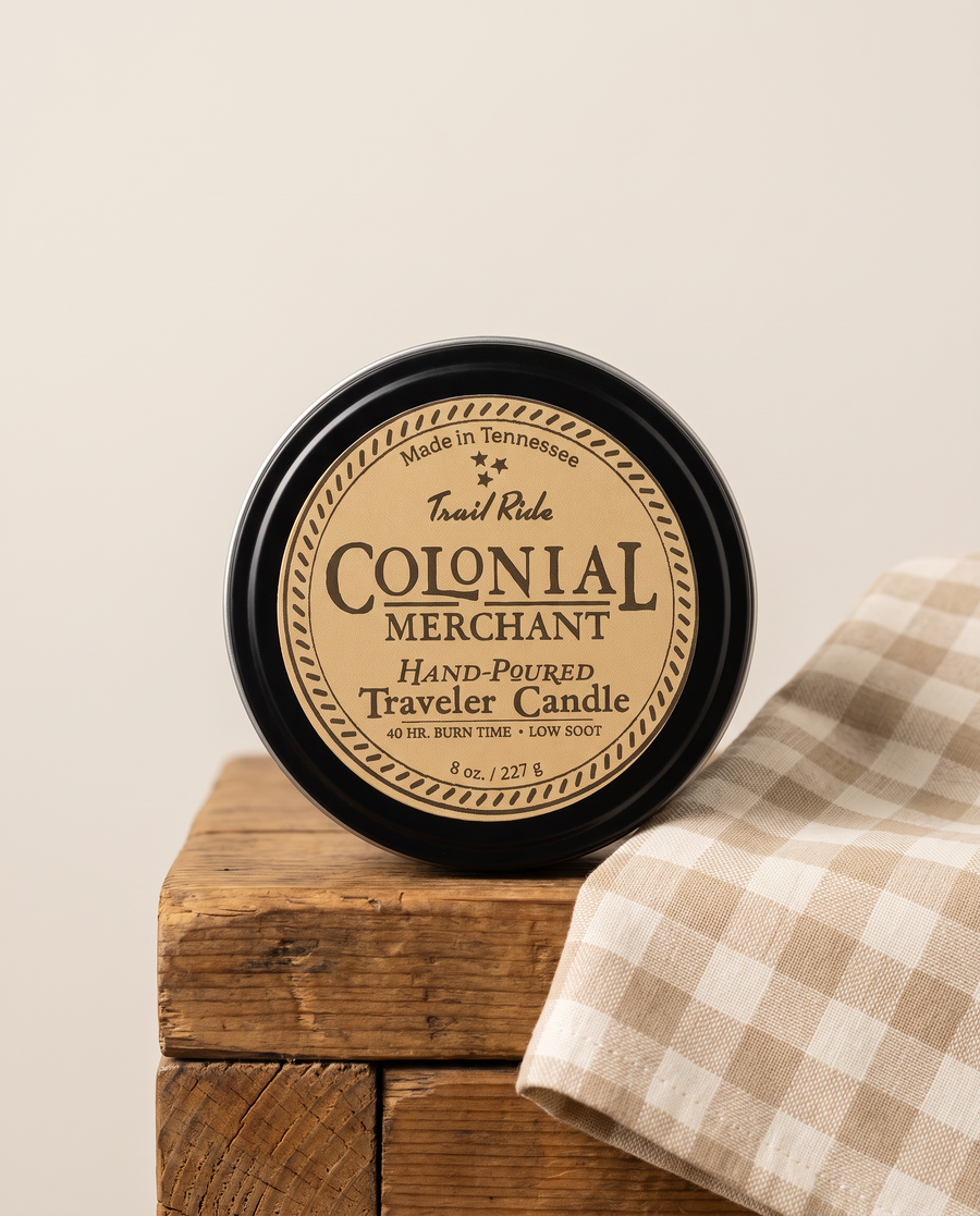 8 oz. Trail Ride Premium Traveler Candle