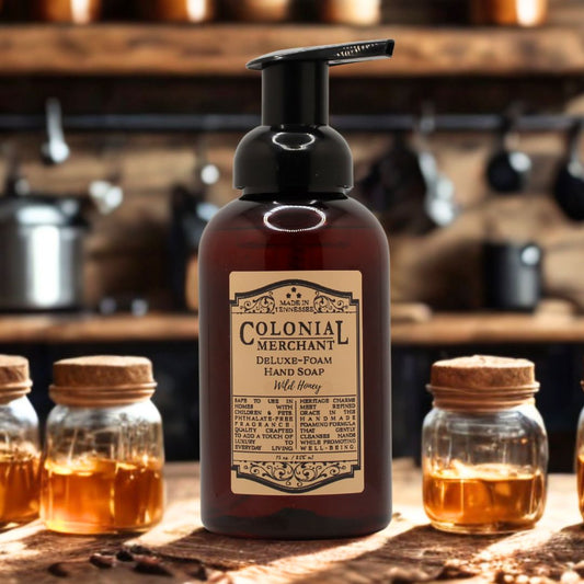 12 oz. Wild Honey DeLuxe Foam Hand Soap